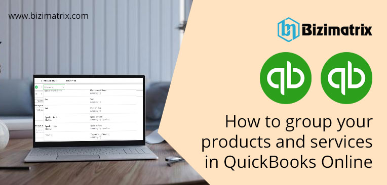 How to group your products and services in QuickBooks Online